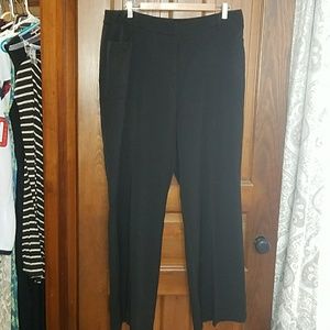 Black trousers - boot leg, curvy fit
